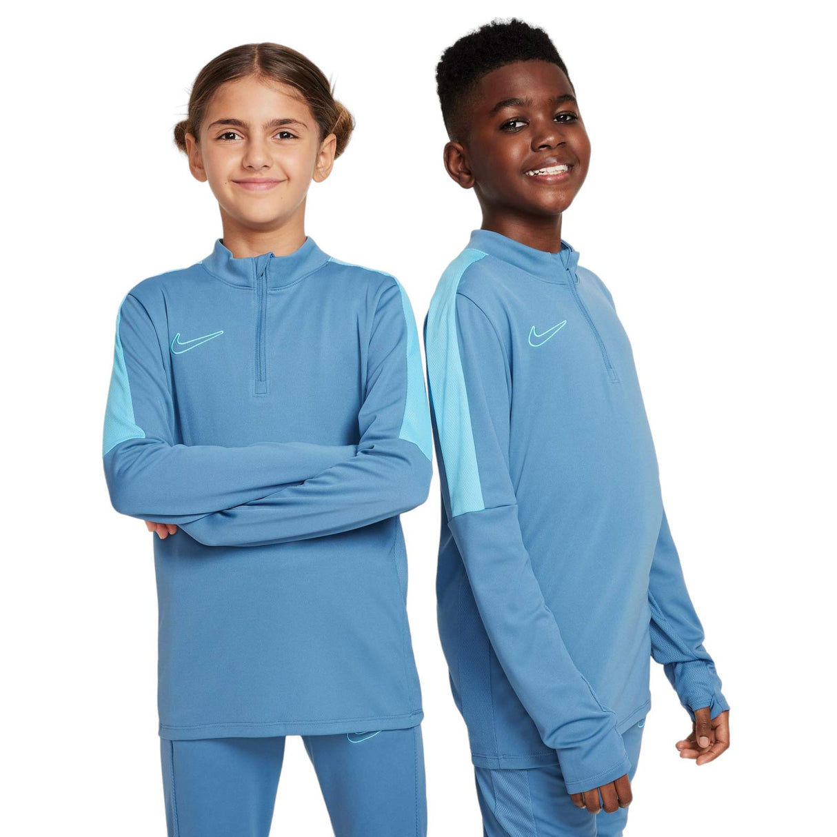 Nike Boys Dri-FIT Academy23 1/2 ZIP Blue