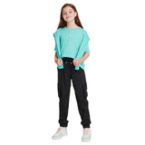 NIKE GIRLS TEE BOXY ESSNTL LBR Green