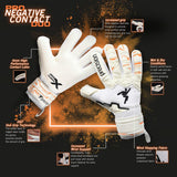 Precision Fusion X Neg Con GK Gloves Wht