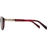 Karen Millen Unisex KM506822053 Sunglasses Red Horn