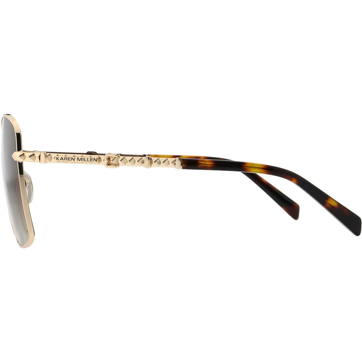 Karen Millen Unisex KM702440057 Sunglasses Gold
