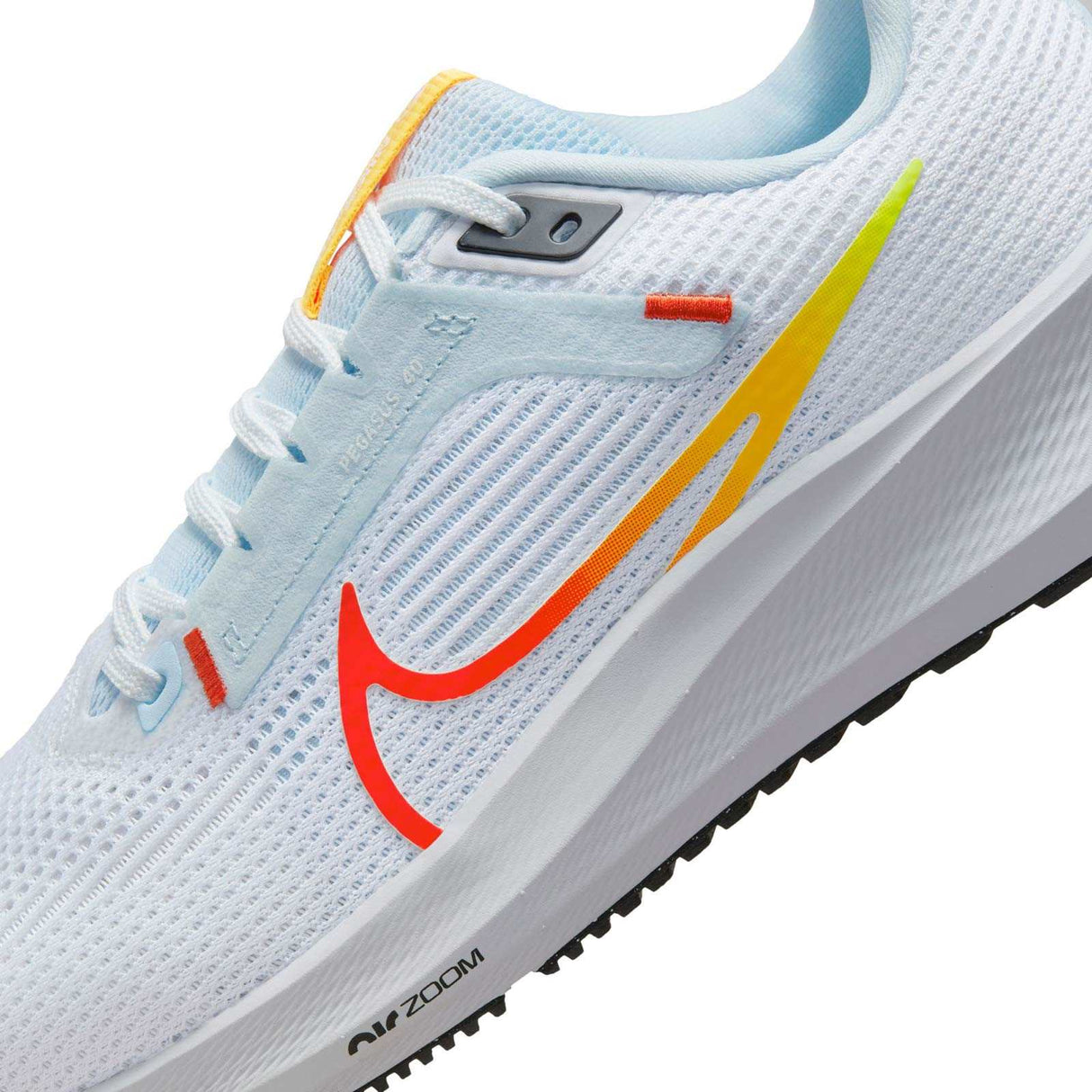 Nike Pegasus 40 Womens White/Orange