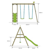 TP Toys Forest Double Multiplay Swing and Slide Set