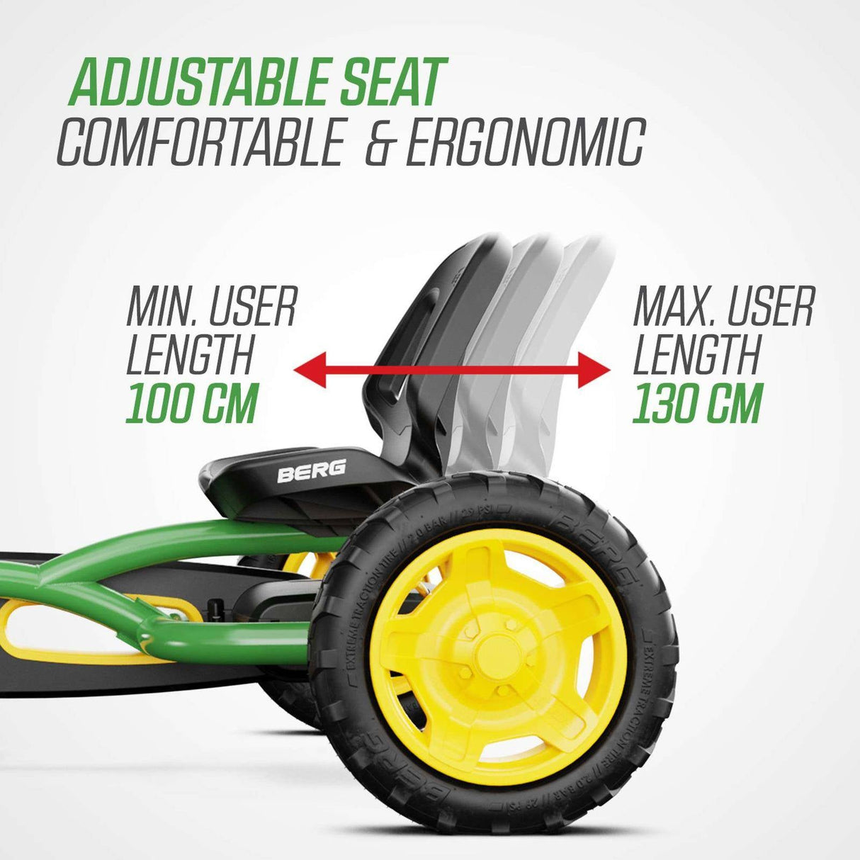 BERG Buddy John Deere Green Go-Kart