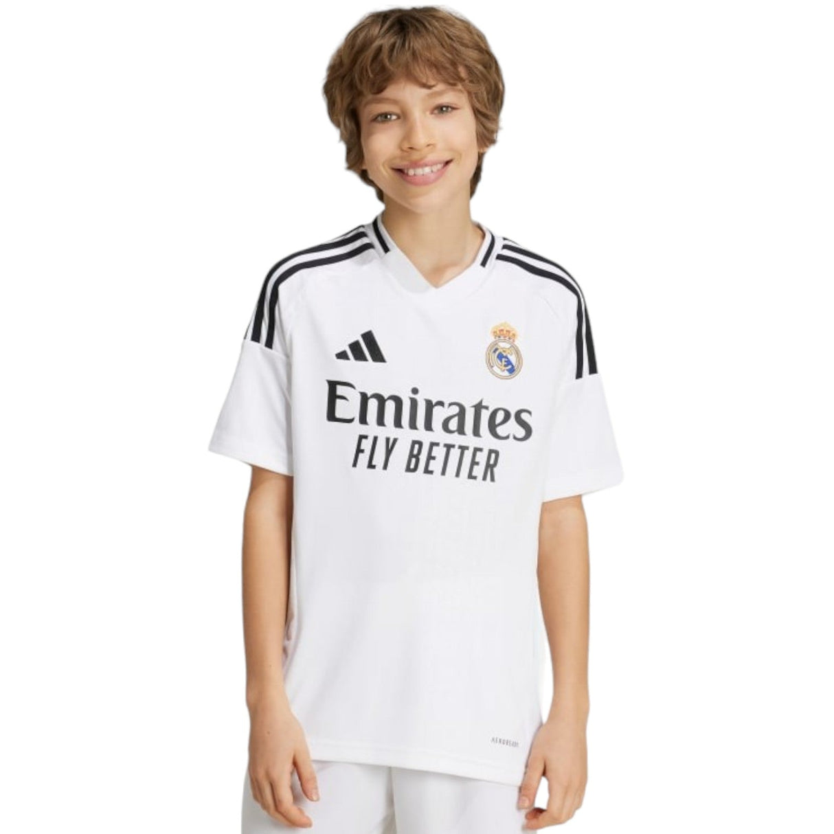 adidas Real Madrid 24 Kids Home Jsy Whit