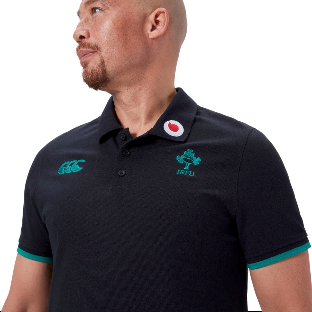 Canterbury IRFU Ireland Team Polo Black