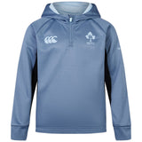 CCC IRFU Kids OH Zip Training Hoody Blue