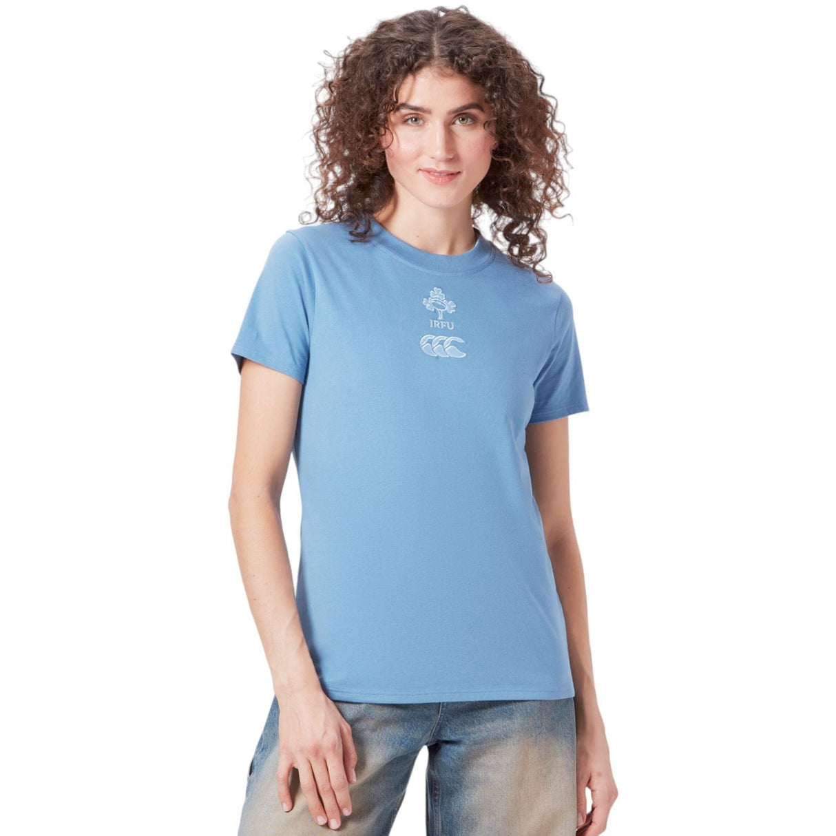 Canterbury IRFU Wmns Cotton Tee Blue