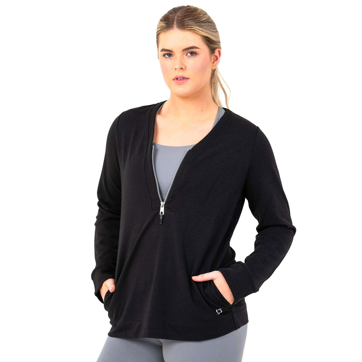 Bodylogic JS Freedom QZ Sweatshirt Blk