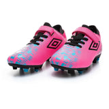 Umbro Jnr Formation II Velcro FG Pnk/Blu