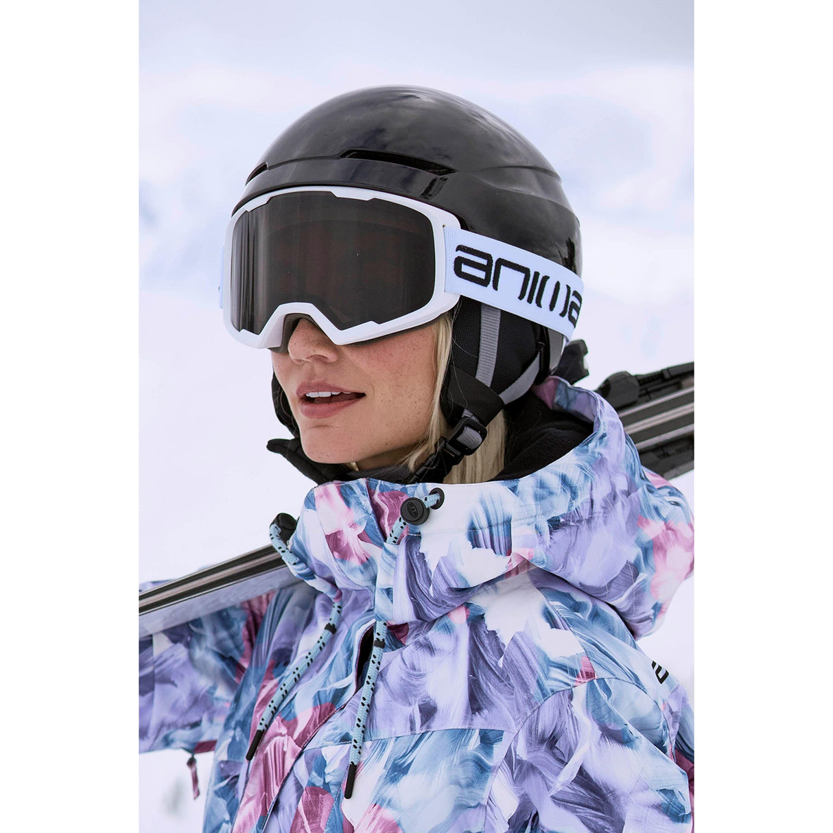 Animal Mens Finn Ski Goggles White