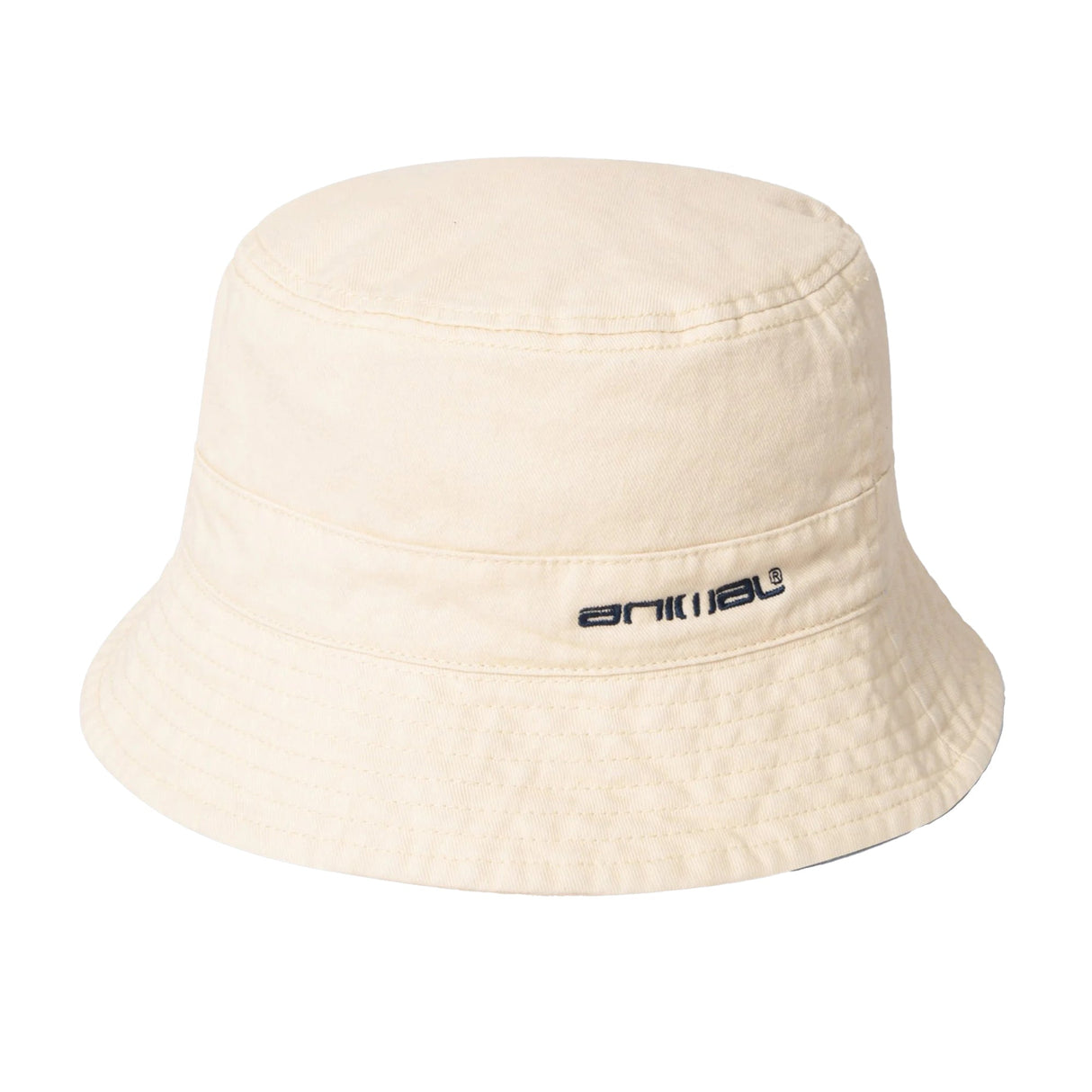 Animal Womens Indie Logo Organic Bucket Hat Cream