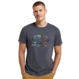 Animal Mens Jacob Organic T-Shirt Dark Grey