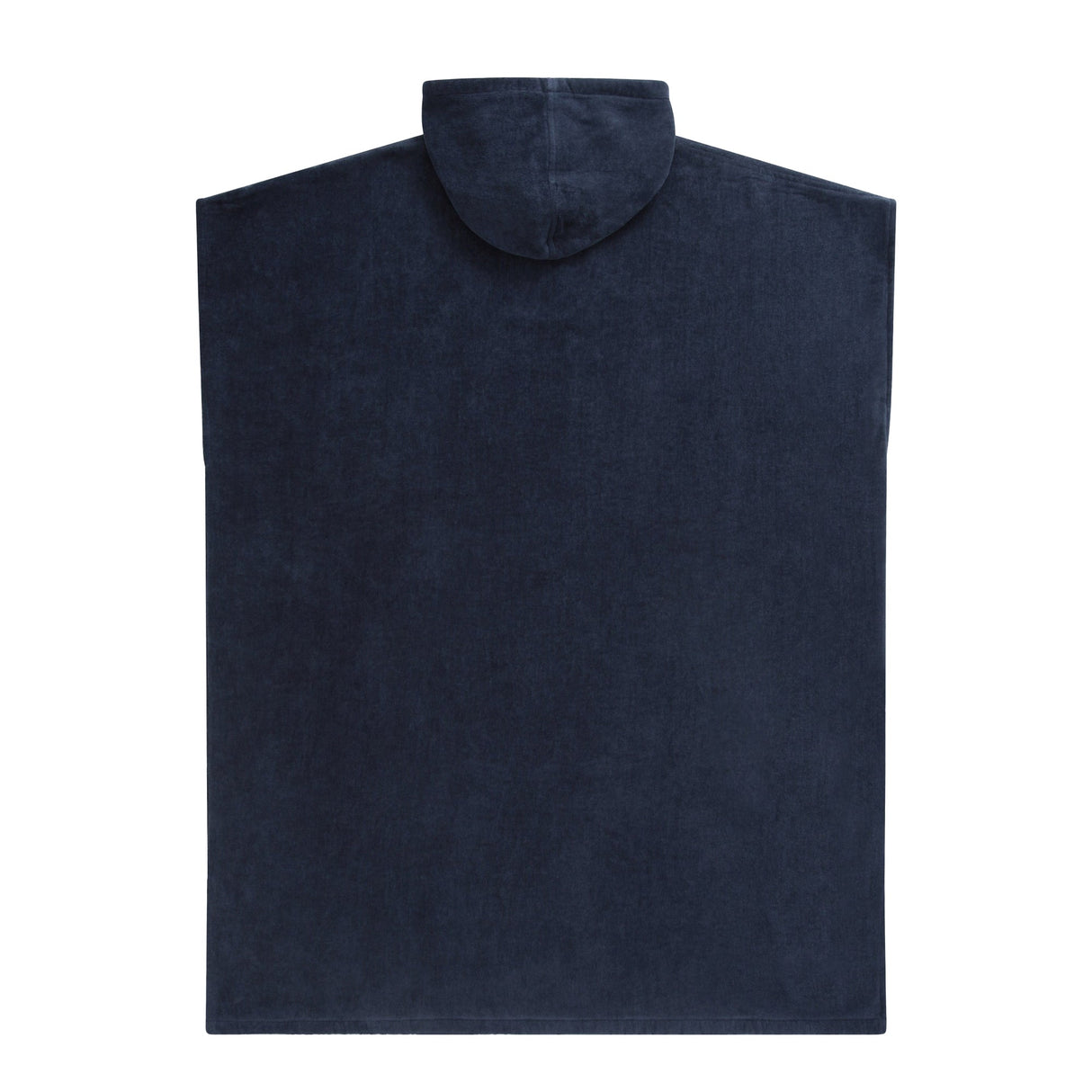 Animal Mens Jacob Towelling Organic Poncho Dark Blue