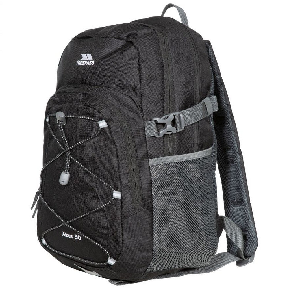 Trespass Albus 30 Litre Casual Rucksack/Backpack Black