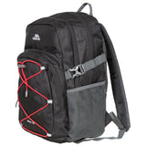 Trespass Albus 30 Litre Casual Rucksack/Backpack Black/Red