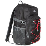 Trespass Albus 30 Litre Casual Rucksack/Backpack Black/Red