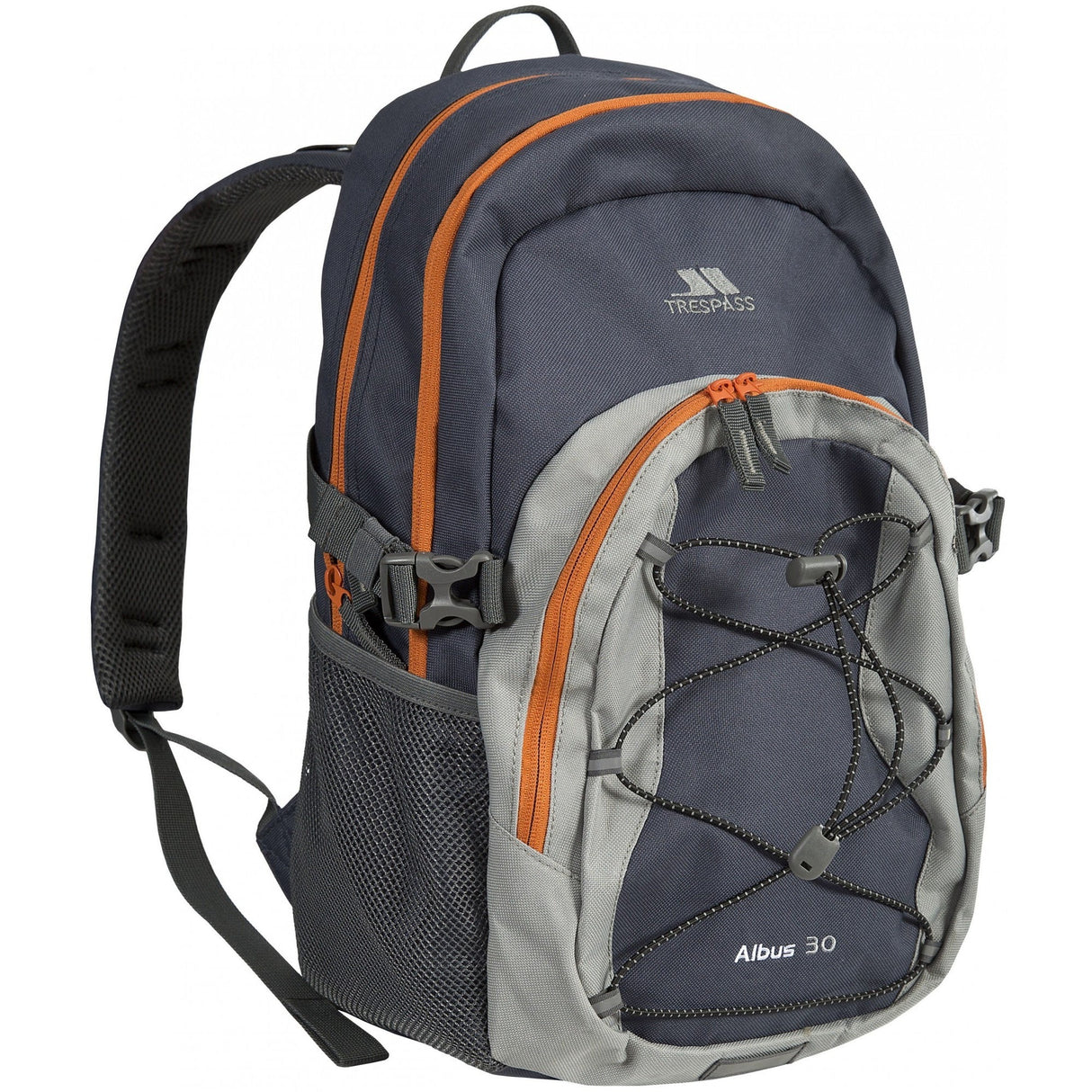 Trespass Albus 30 Litre Casual Rucksack/Backpack Flint