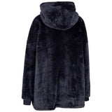 Trespass Unisex Adult Cosiness Oversized Hoodie Blanket Navy