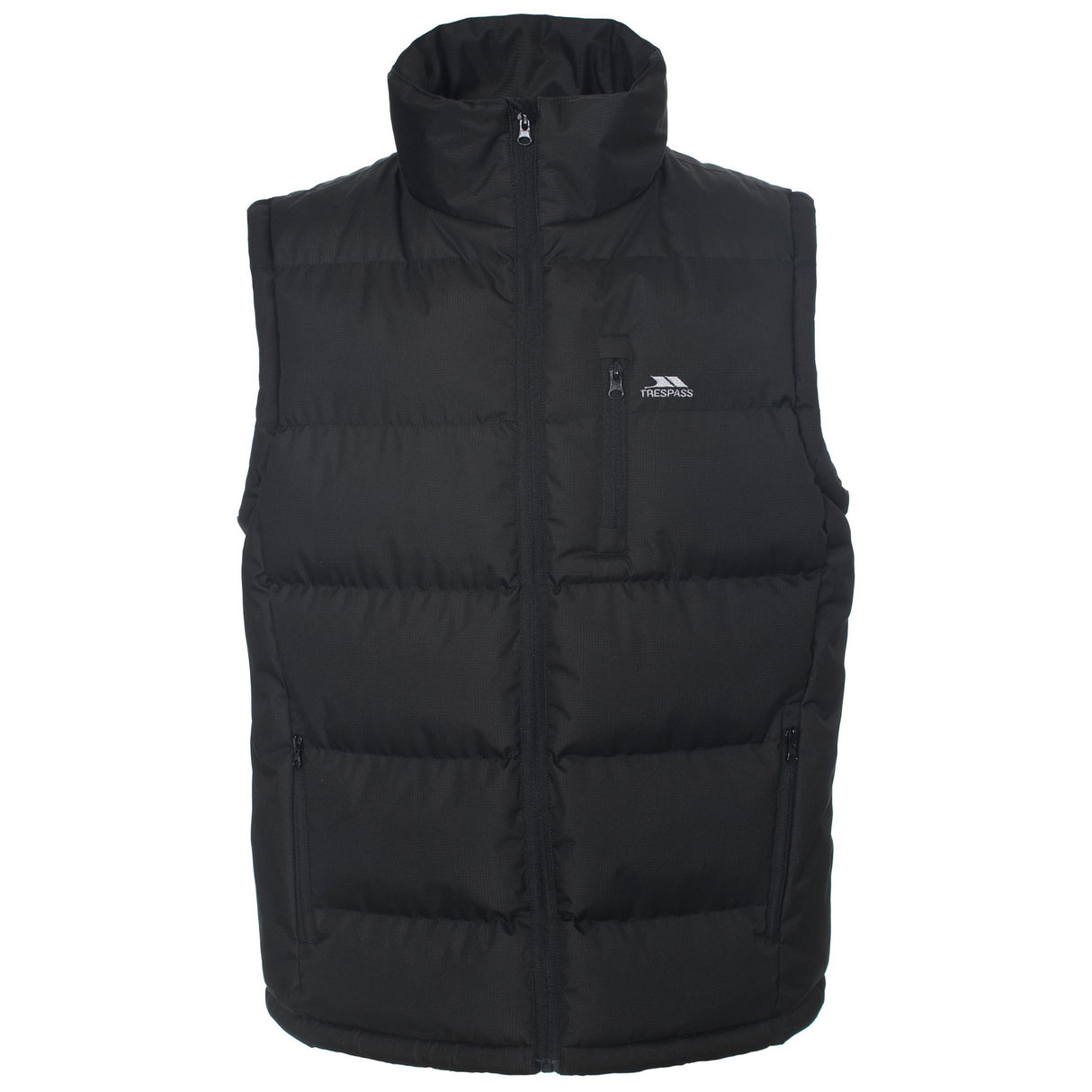Trespass Mens Clasp Padded Gilet/Bodywarmer Black